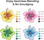 Ohuhu Oahu 40 kleuren Alcohol Art Markers Fine & Chisel - Afbeelding 5