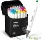 Ohuhu Oahu 40 kleuren Alcohol Art Markers Fine & Chisel