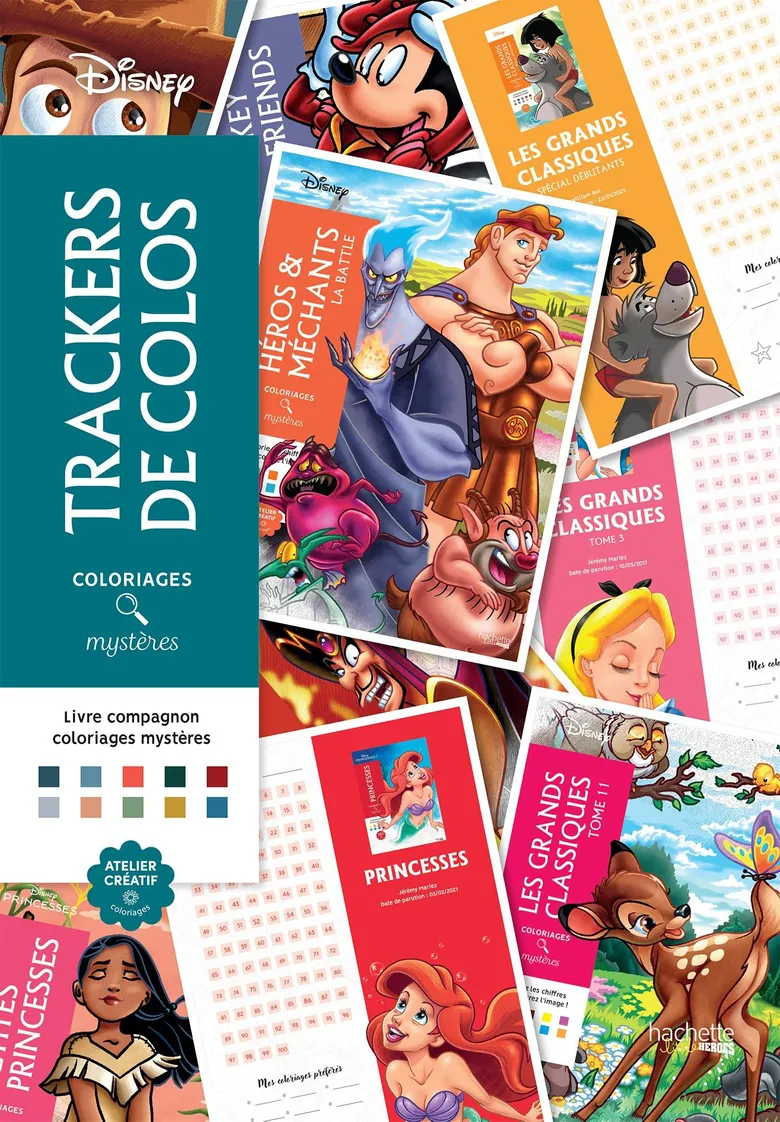 Begeleidingsboek - Les trackers de coloriages mystères Disney