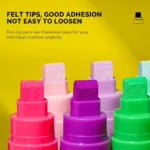 Arrtx JUMBO Acrylmarker Paint Markers 10mm Broad - 12 kleuren - Afbeelding 6