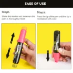 Arrtx JUMBO Acrylmarker Paint Markers 10mm Broad - 12 kleuren - Afbeelding 7