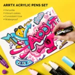 Arrtx JUMBO Acrylmarker Paint Markers 10mm Broad - 12 kleuren - Afbeelding 11