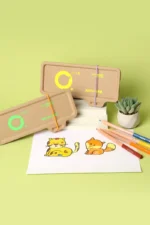 MIYA HIMI uitwisbare kleurpotloden - set van 24 + gum (Eco Edition) - Afbeelding 5