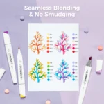 Ohuhu Kaala Alcohol based Art markers - 60 Illustration Tones - Slim Broad & Fine - Afbeelding 8