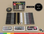 TOOLI-ART Acrylmarker M 3mm set van 20 – Black And White - Afbeelding 3