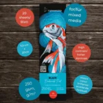 Hahnemühle boekenleggers 250gr mixed media papier - 20 vellen zwart - Afbeelding 4