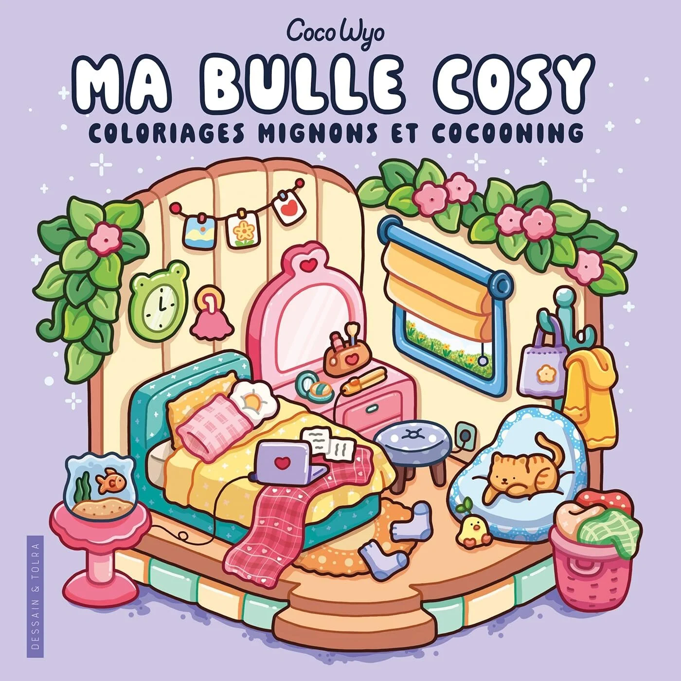 Kleurboek Cozy Colo - Ma bulle cosy - Coco wyo - Coloriages mignons et cocooning