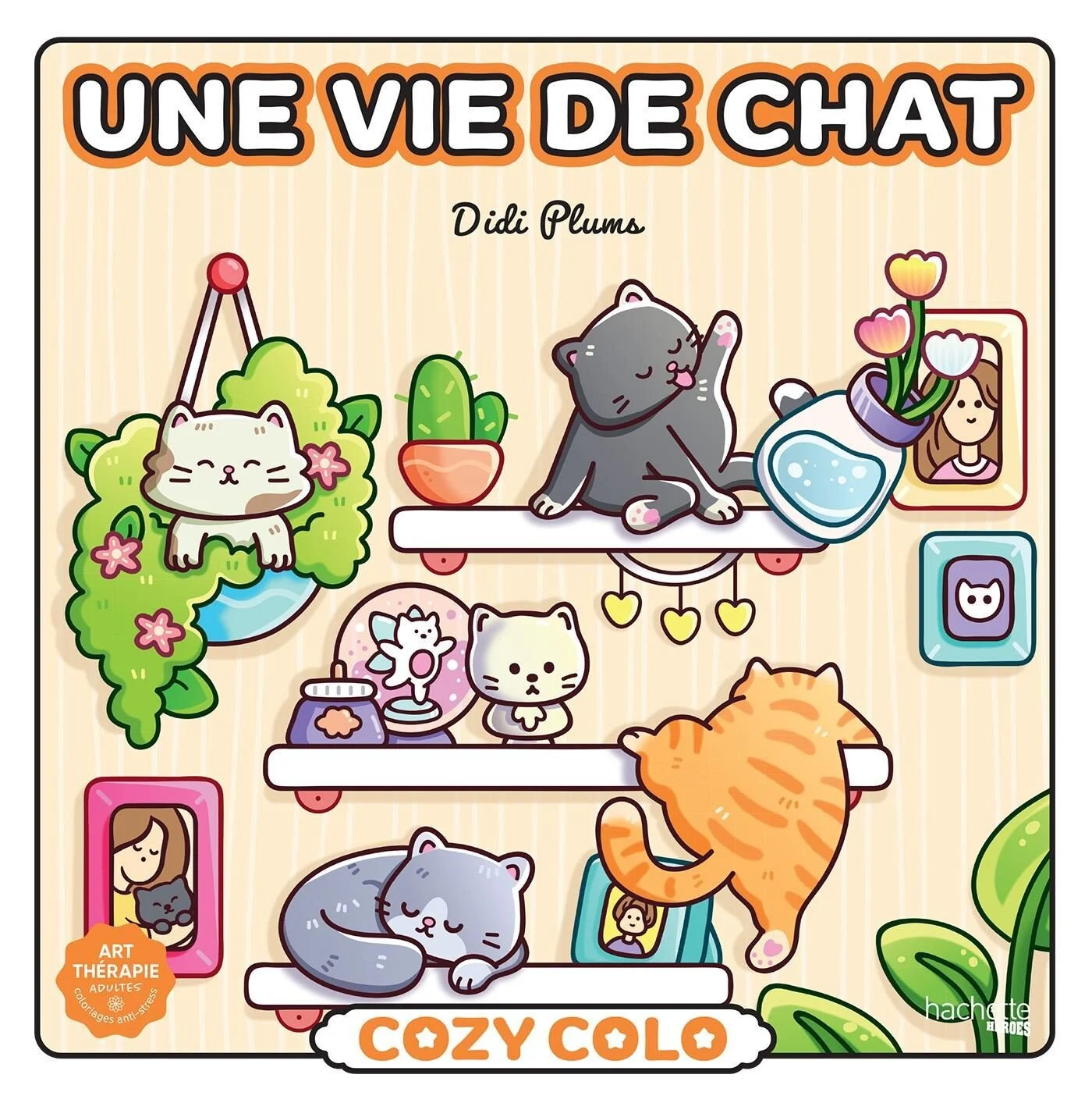 Kleurboek Cozy Colo - Didi Plums: Une vie de chat