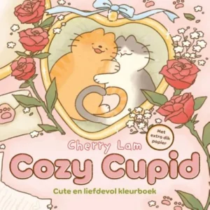 Kleurboek Cozy cupid - Cute en liefdevol kleurboek - Cherry Lam