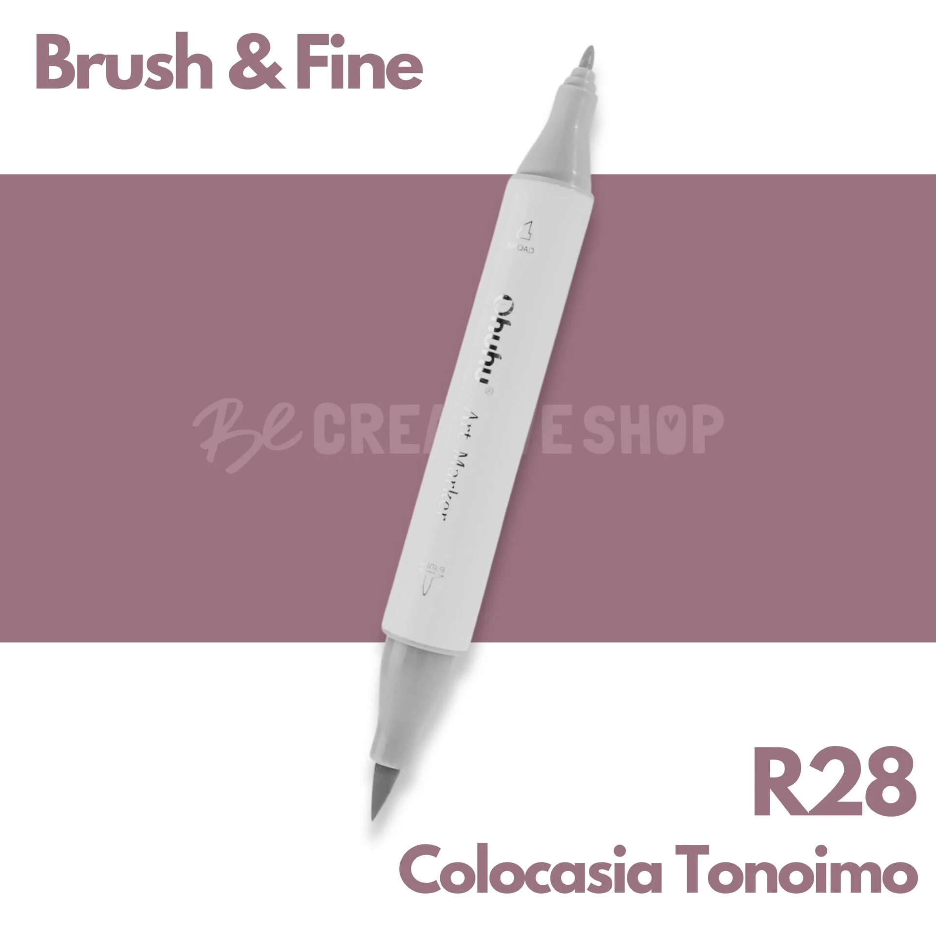 Ohuhu Honolulu B Alcohol Art Marker Brush & Fine - R28 Colocasia Tonoimo