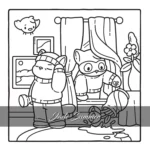 Kleurboek Cosy Colo - Jade Summer - Cosy crim'minou - Coloriages mignons de vilains chatons - Afbeelding 2