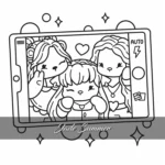 Kleurboek Cosy Colo - Jade Summer - Cosy K-POP - Coloriages mignons qui font vibrer - Afbeelding 4