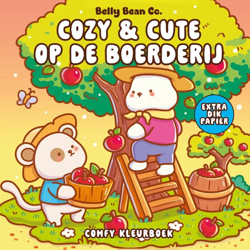 Kleurboek Cozy & cute op de boerderij- Belly Bean