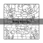 Kleurboek Cosy Colo - Snuggly Friends - Coloriages féériques et mignons - Nina Luma - Mes petits contes cosy - Afbeelding 5