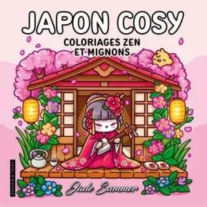 Japon Cosy - Jade Summer - Coloriages zen et mignons pour adultes pour se détendre - Cosy colo