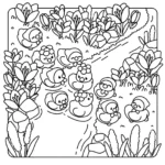 Kleurboek Cozy Colo -  Doux printemps - Afbeelding 5