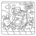 Kleurboek Cozy Colo - Didi Plums: Tour du monde - Afbeelding 4