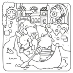 Kleurboek Cozy Colo - Didi Plums: Tour du monde - Afbeelding 7