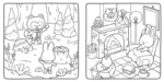 Kleurboek - Hiver Cosy - Ophélie Ortal - coloriages - Afbeelding 4