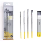 HIMI Aquarel en Gouache penselen set van 5
