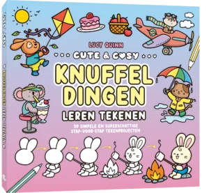 Cute & Cosy leren tekenen: Knuffeldingen