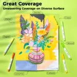 Ohuhu Hanauma Acrylic Paint Markers Refillable 36 kleuren - Bullet - Afbeelding 7