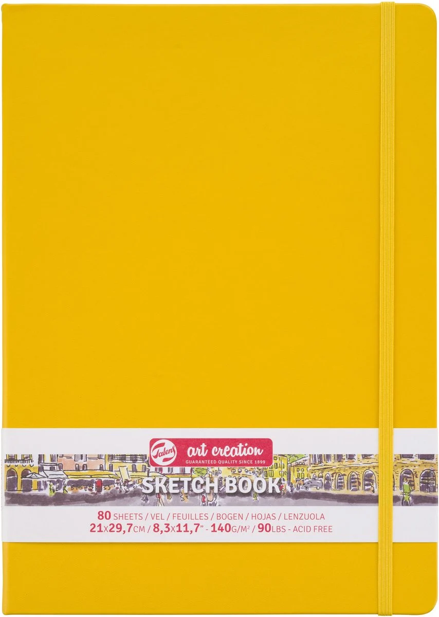 Talens Art Creation Schetsboek Goudgeel 21 x 29.7 cm 140 g 80 Vellen