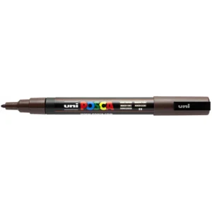 Uni Posca PC3M Paintmarker Donkerbruin