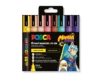 Uni Posca Markers PC5M Set 8 Stuk Manga Hero