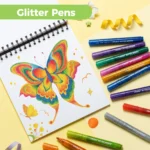 Ohuhu Glitter Metallic Marker Pens 3.0mm - set van 12 - Afbeelding 6