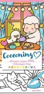 Cocooning - Marque-pages XXL: Coloriages cosy
