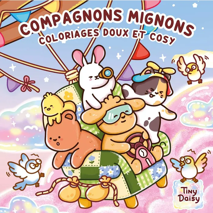 Kleurboek Cosy Colo - Tiny Daisy - Compagnons mignons - coloriages doux et cosy