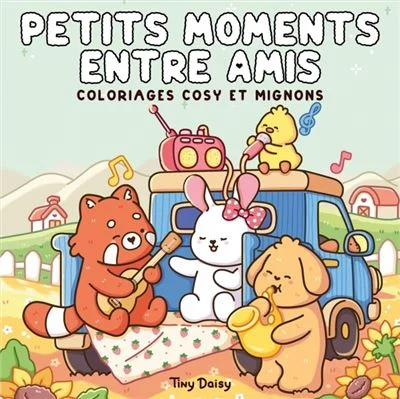 Kleurboek Cosy Colo - Petits moments entre amis - coloriages cosy et mignons