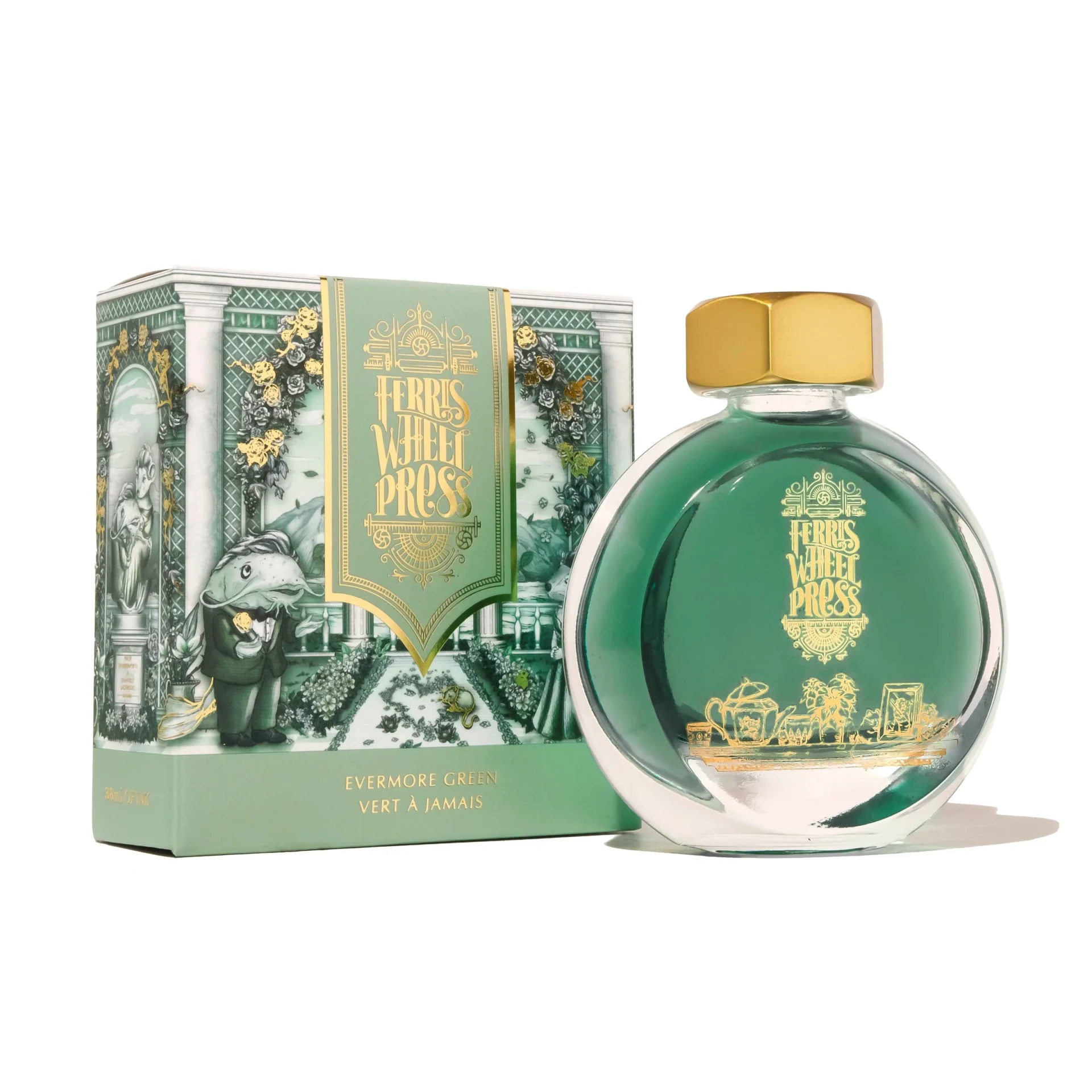 Ferris-Wheel-Press-ink-Evermore-Green Ferris Wheel Press - Evermore Green