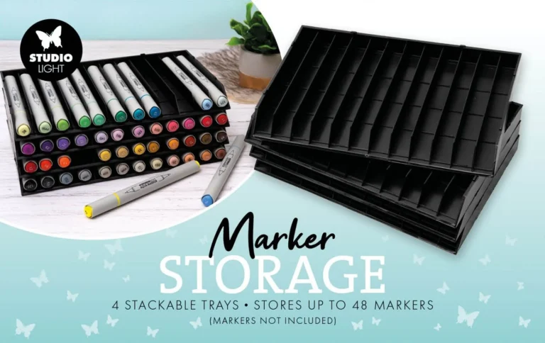 SL Storage trays 4 stackable trays, stores 48 markers Tools 245x155x55mm 4 Pieces