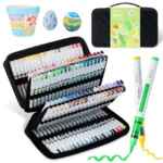 Ohuhu Kahuku 120 kleuren Direct-Ink Acrylmarkers – Brush Tip