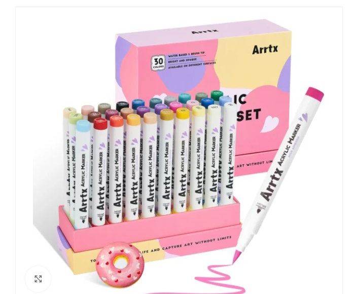 Arrtx Acrylmarkers 30 kleuren 30D